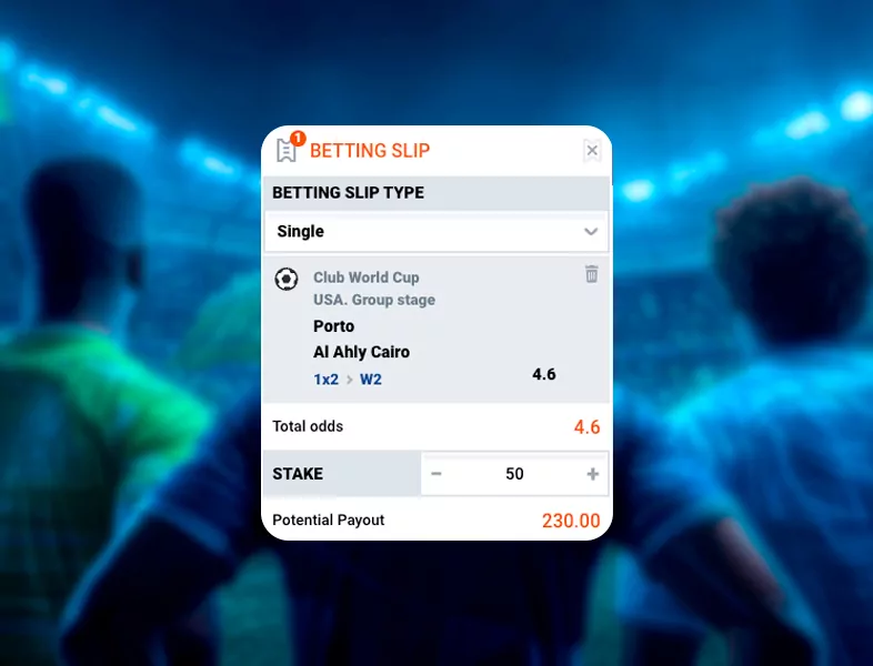 Enter bet amount
