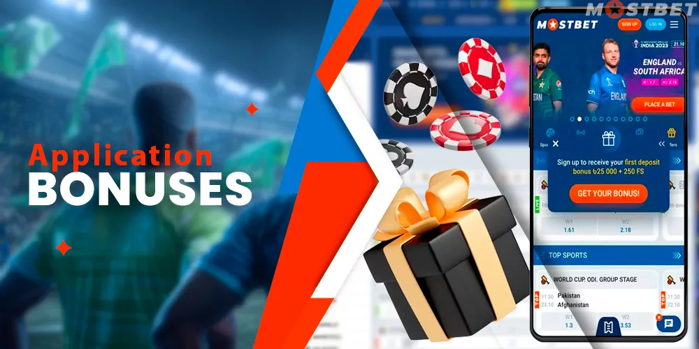 Bonuses in the mobile application
