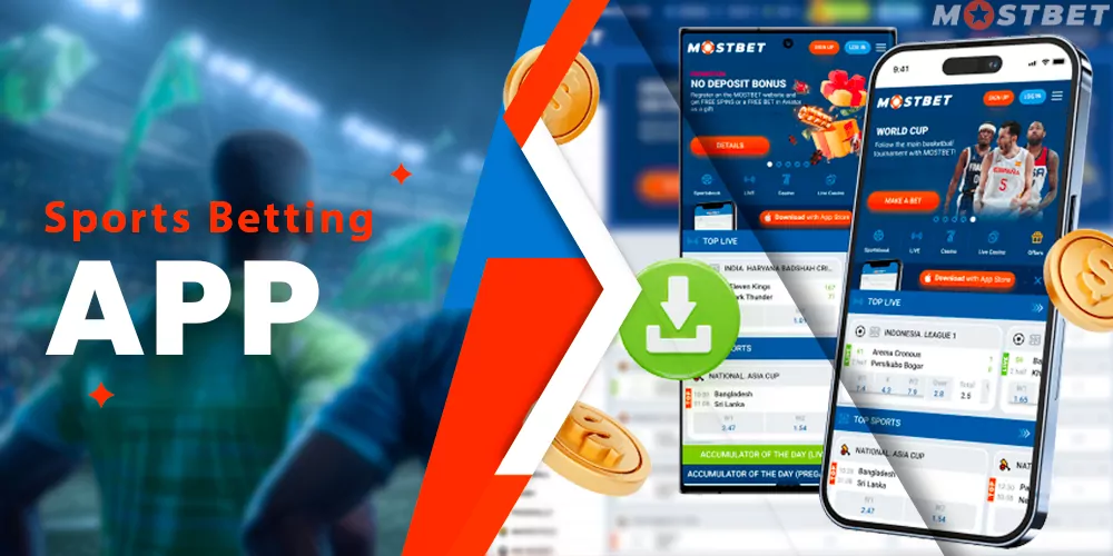 Sports betting in the Mostbet app