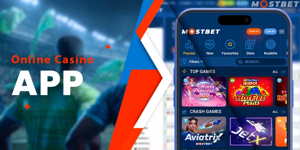 Online casino on mobile app